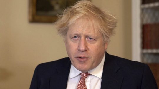 Britský premiér Boris Johnson.