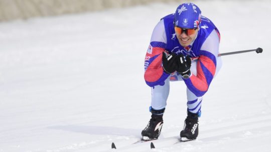 Na snímke slovenský bežkár Peter Mlynár počas pretekov 15 km klasicky na ZOH 2022 v Pekingu.