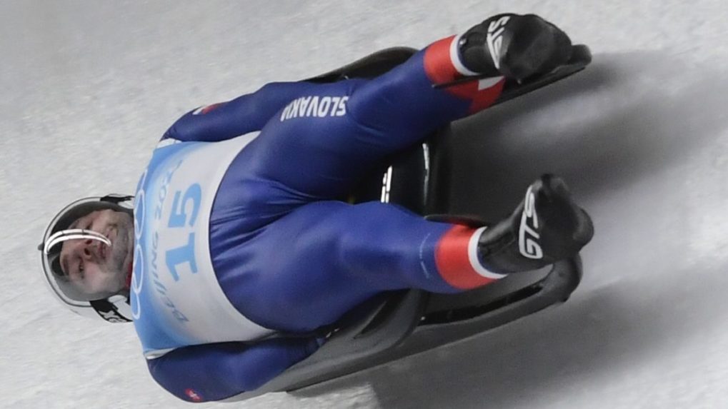 s&aacute;nkar Jozef Ninis v 1. jazde v s&uacute;ťaži mužov na ZOH 2022 v Pekingu