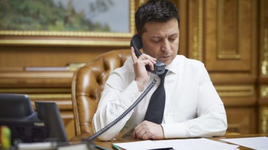 Na snímke ukrajinský prezident Volodymyr Zelenskyj.