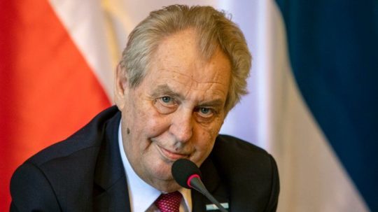 Český prezident Miloš Zeman.