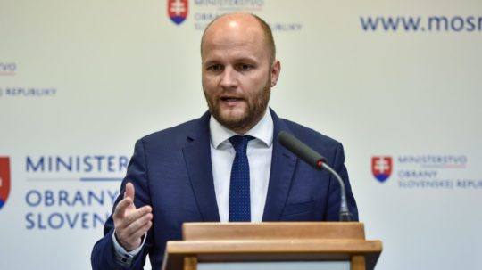 Na snímke minister obrany SR Jaroslav Naď (OĽANO).