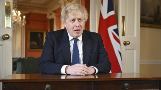 Britský premiér Boris Johnson.