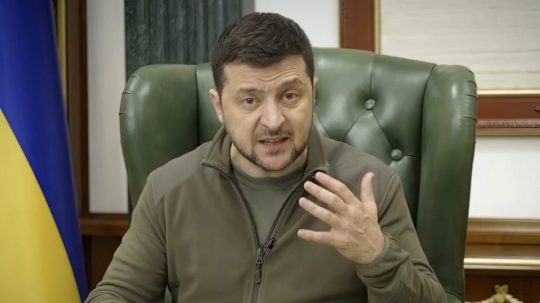 Ukrajinský prezident Volodymyr Zelenskyj.