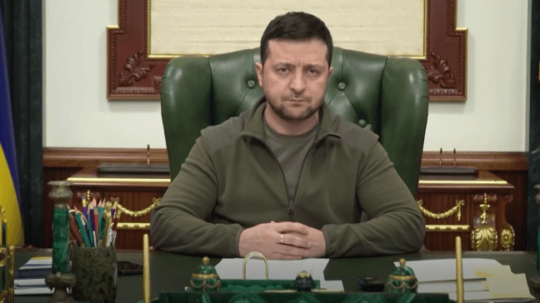 Ukrajinský prezident Volodymyr Zelenskyj.