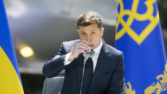 Ukrajinský prezident Volodymyr Zelenskyj.