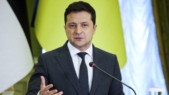 Ukrajinský prezident Volodymyr Zelenskyj.