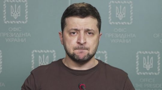 Ukrajinský prezident Volodymyr Zelenskyj.