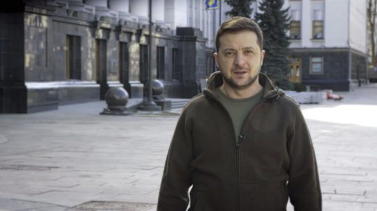 Ukrajinský prezident Volodymyr Zelenskyj.