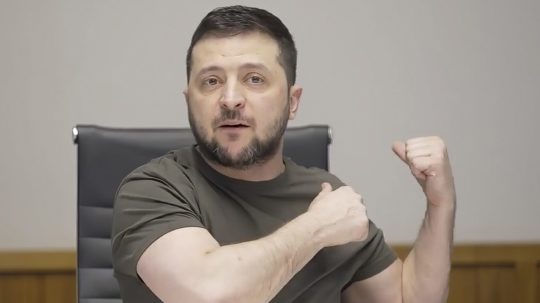 Ukrajinský prezident Volodymyr Zelenskyj.