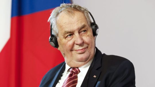 Český prezident Miloš Zeman.