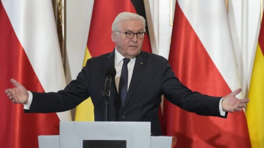 Na snímke nemecký prezident Frank-Walter Steinmeier.