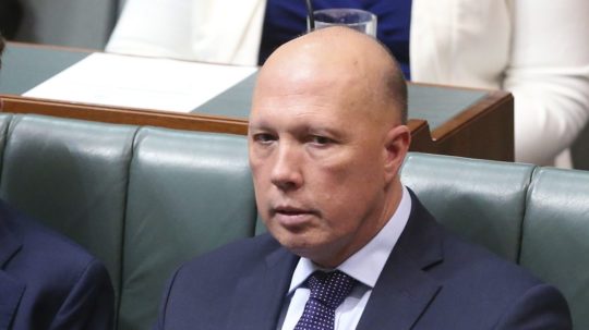 Austrálsky minister vnútra Peter Dutton.