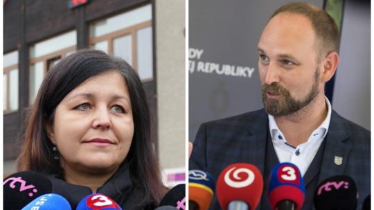 Erika Jurinová a Jozef Viskupič.