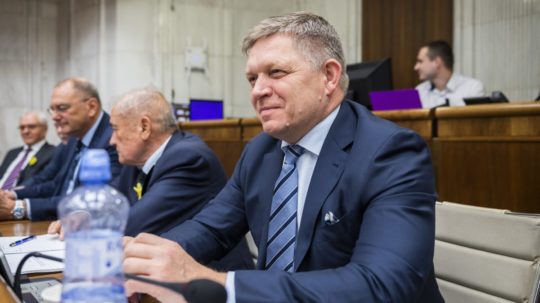 Poslanec NR SR Robert Fico (Smer-SD).