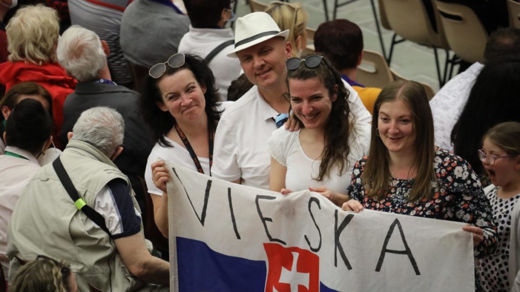 Na ďakovnej púti sa stretli s pápežom tisíce Slovákov. Nechýbala audiencia na čele s Kollárom