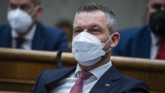 Predseda mimoparlamentného Hlasu-SD Peter Pellegrini.