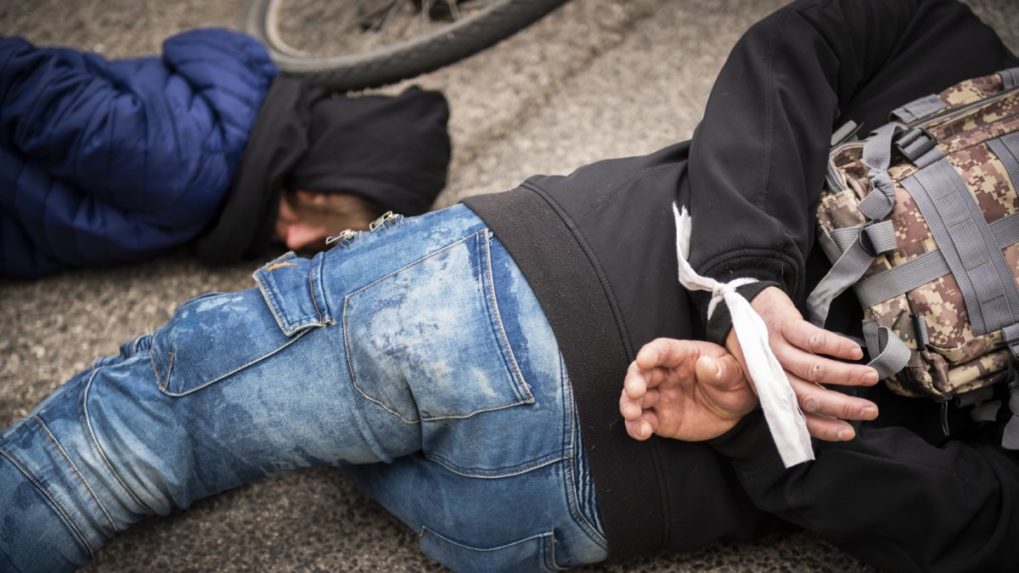 Protest iniciatívy Mier Ukrajine