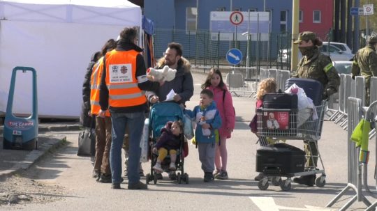 Ukrajinci na slovenských hraniciach