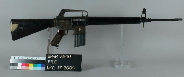 Na snímke útočná puška typu AR-15. 