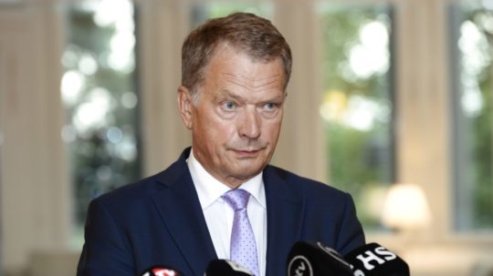 Fínsky prezident Sauli Niinistö.