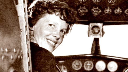 Americká pilotka Amelia Earhartová.