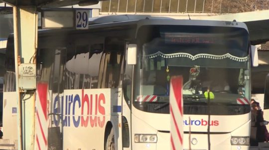 Autobus spoločnosti Eurobus.