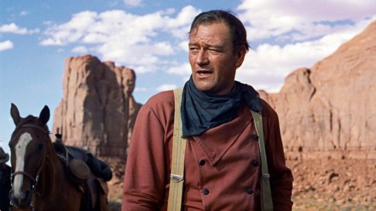 John Wayne vo filme Stopári (1956).