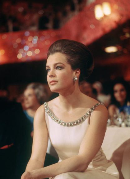 Na snímke vydanej rakúska herečka Romy Schneiderová.