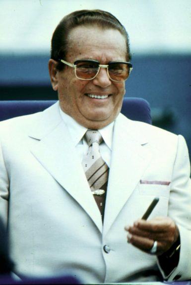 Bývalý prezident Juhoslávie Josip Broz Tito.
