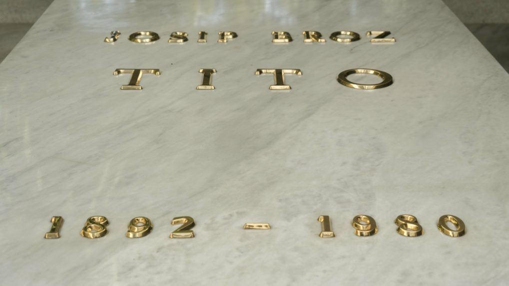 Hrob Josipa Broza Tita v Múzeu juhoslovanskej histórie v Belehrade.