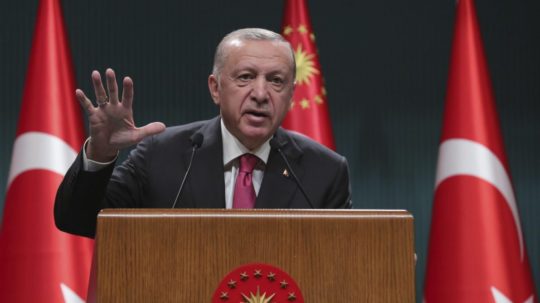 Turecký prezident Recep Tayyip Erdogan.