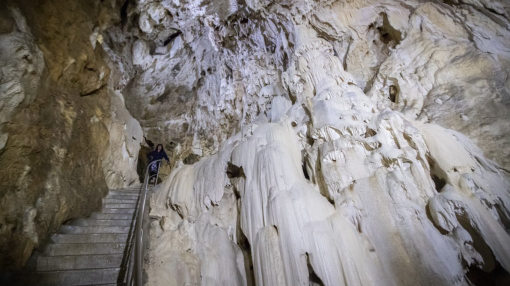 Na snímke je Harmanecká jaskyňa
