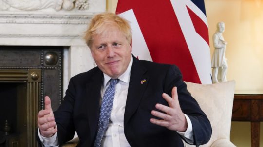 Britský premiér Boris Johnson.