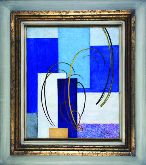 Na sn&iacute;mke abstraktn&yacute; obraz od maliara Franti&scaron;ka Kupka.