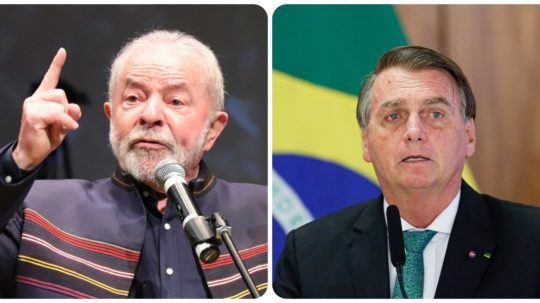 Bývalý a súčasný brazílsky prezident - Luiz Inácio Lula da Silva (vľavo) a Jair Bolsonaro.