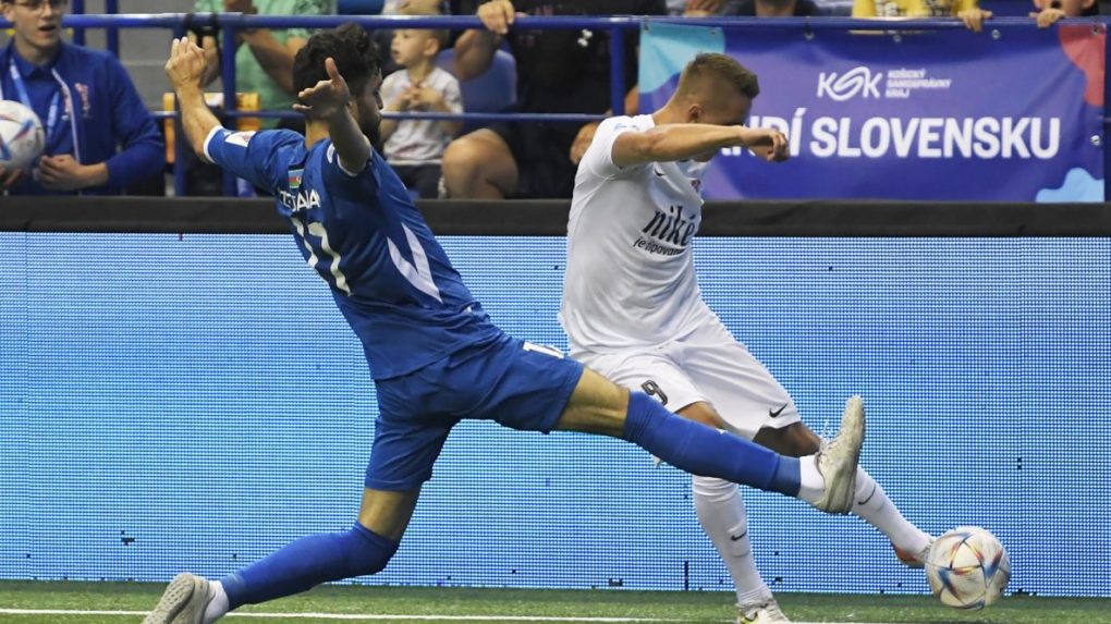 Slováci v malom futbale prehrali vo štvrťfinále s Azerbajdžanom