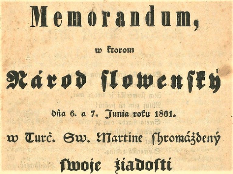 Memorandum národa slovenského.