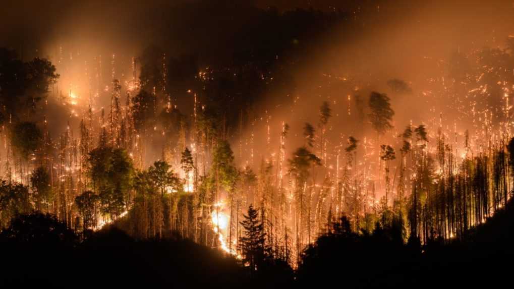 Slovensko pomôže s hasením požiaru v Českom Švajčiarsku