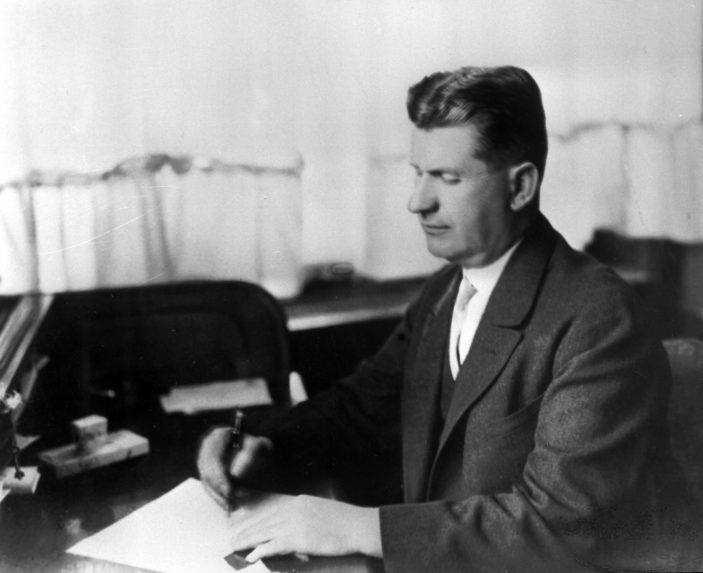 Na archívnej fotografii Tomáš Baťa, československý podnikateľ.