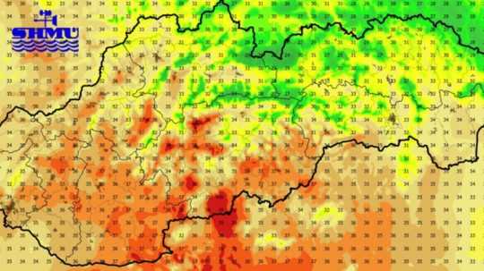 Ilustračná snímka - horúčavy na Slovensku.