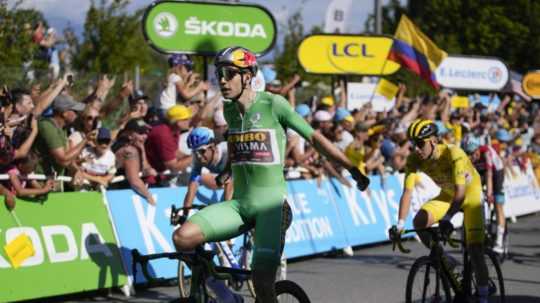 víťaz 8. etapy na Tour de France Wout van Aert.