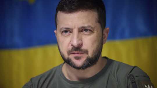 Ukrajinský prezident Volodymyr Zelenskyj.