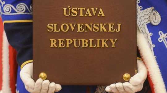 Na snímke Ústava Slovenskej republiky.