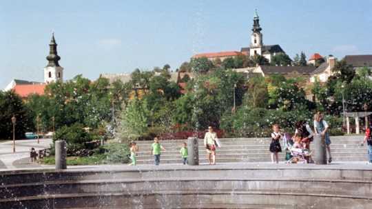 Ilustračná snímka-centrum Nitry