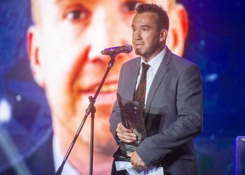 Na snímke bývalý hokejista Žigmund Pálffy, ktorého uviedli do Siene slávy Slovenského hokeja. 