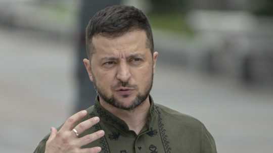 Ukrajinský prezident Volodymyr Zelenskyj.