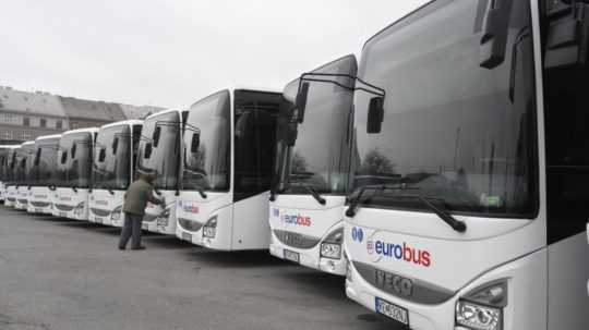 Ilustračná snímka autobusov spoločnosti Eurobus.