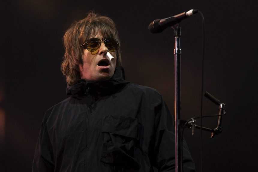 Na snímke britský hudobník Liam Gallagher