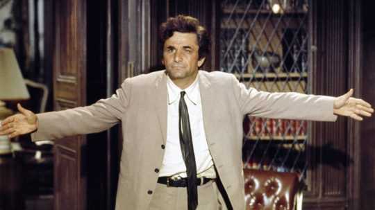 Peter Falk ako poručík Columbo.